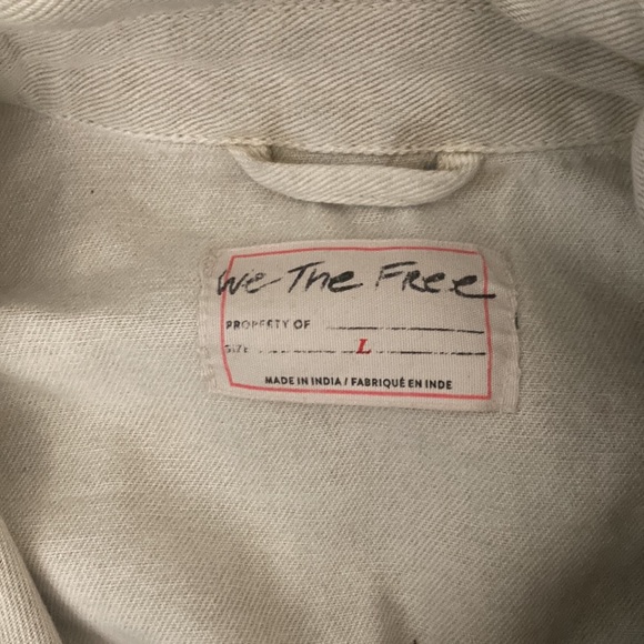 FREE PEOPLE Madison city denim jacket - Picture 3 of 4